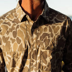 Marsh Wear Big Pine Field Shirt-Khaki Mallard Camo