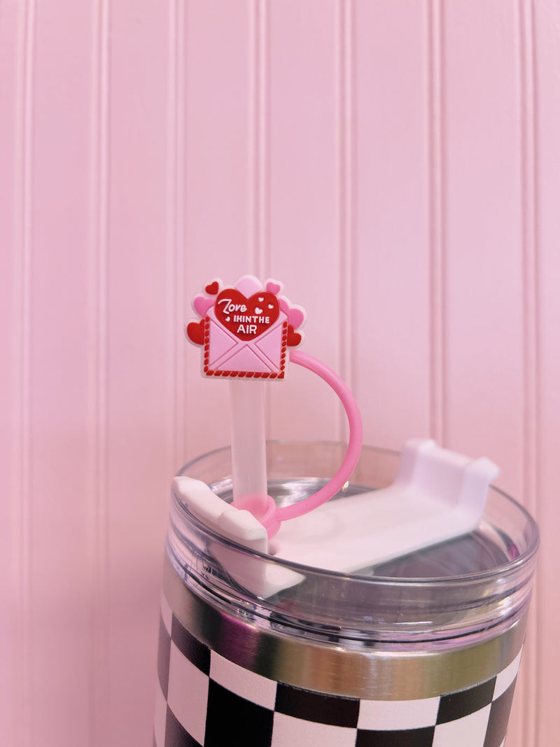 Valentine Straw Covers