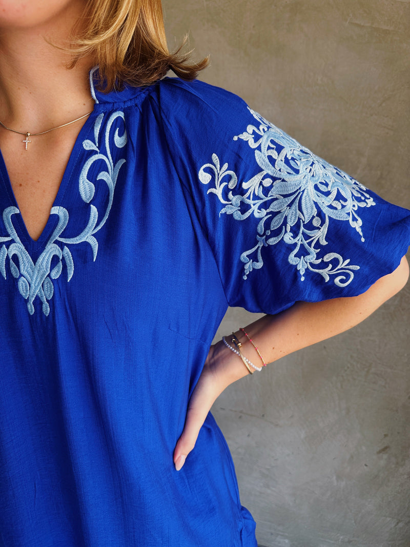 Kerrville Embroidered Dress