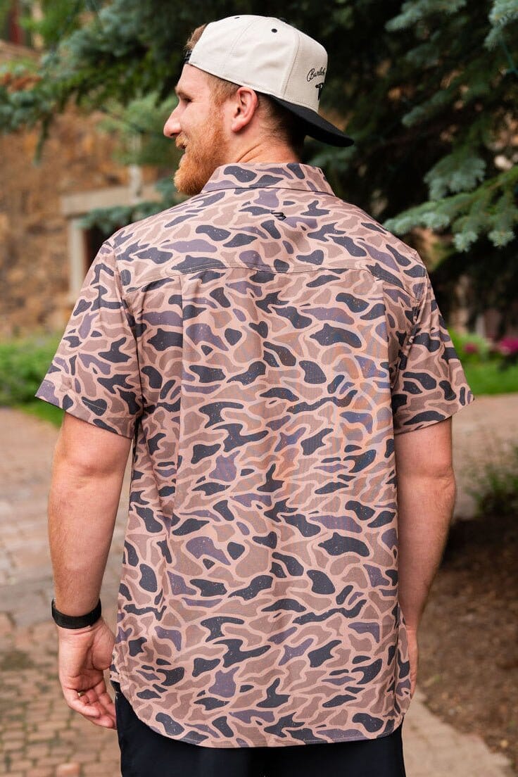 Performance Button Up- Gauge Camo