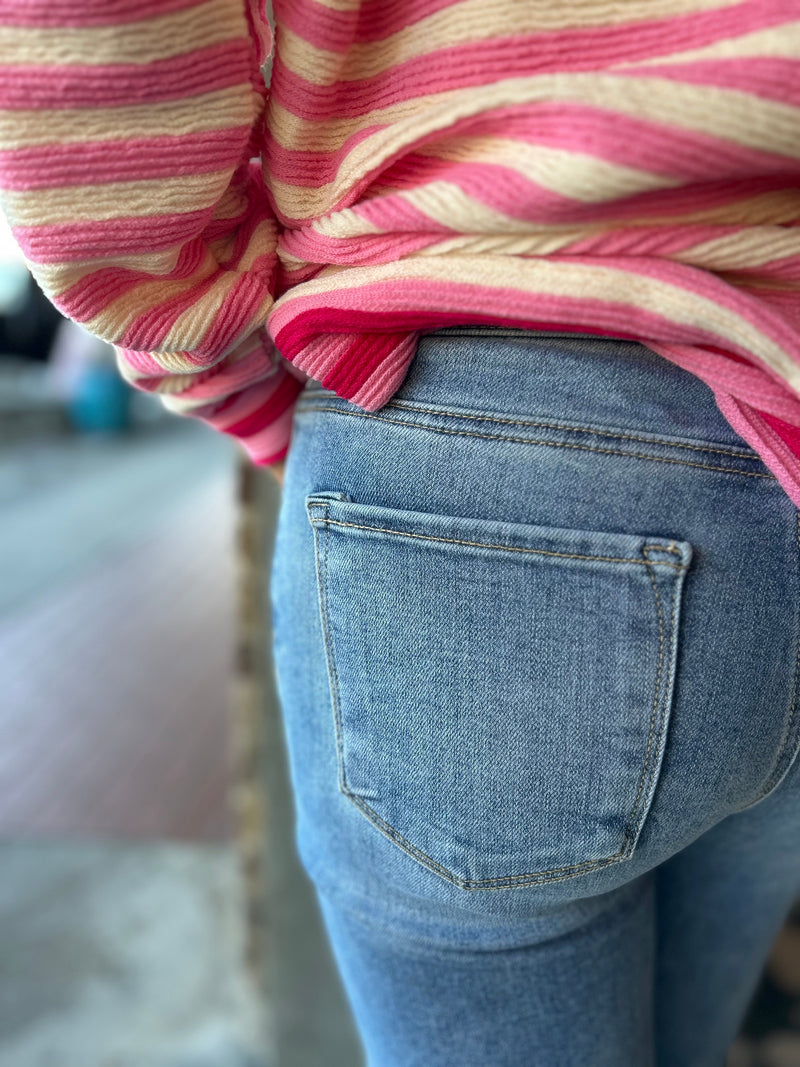 Jolie Wide Cuffed Jeans