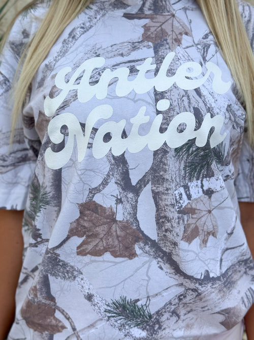 Antler Nation Camo Tee