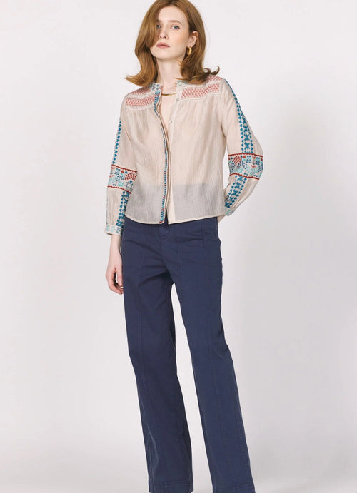 Another Love Makenna Embroidery Top
