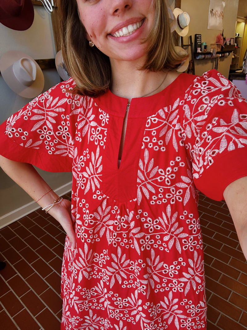 San Antonio Embroidered Dress