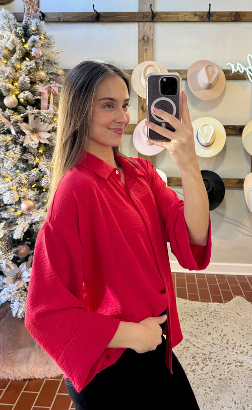 Holiday Textured Top