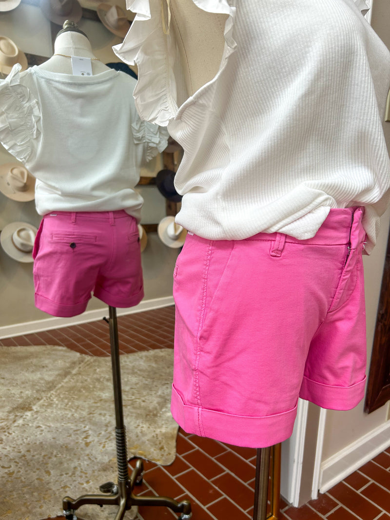 Dear Join Carnation Pink Hampton Shorts