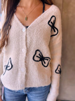 London Bow Cardigan