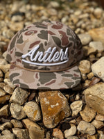 Camo Puff Antlers Hat
