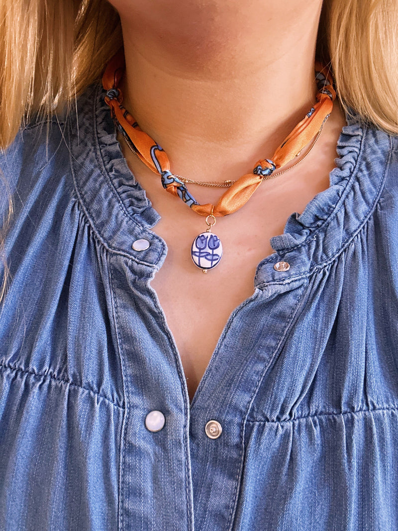 Scarf Charm Necklaces