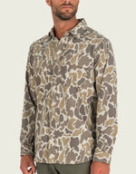 Marsh Wear Big Pine Field Shirt-Khaki Mallard Camo