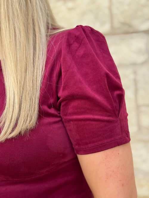 Another Love Demi Dress Bordeaux