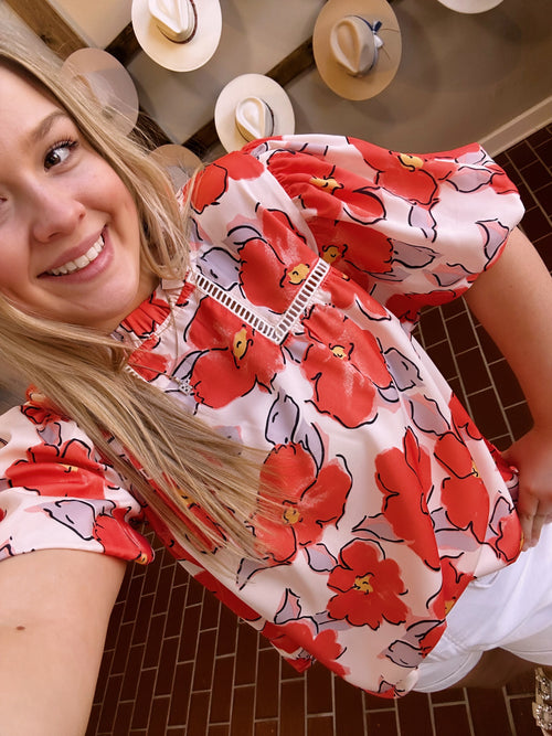 Besty Floral Top