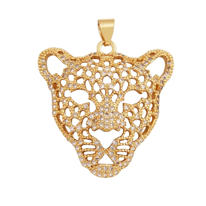 Pave Leopard Charm