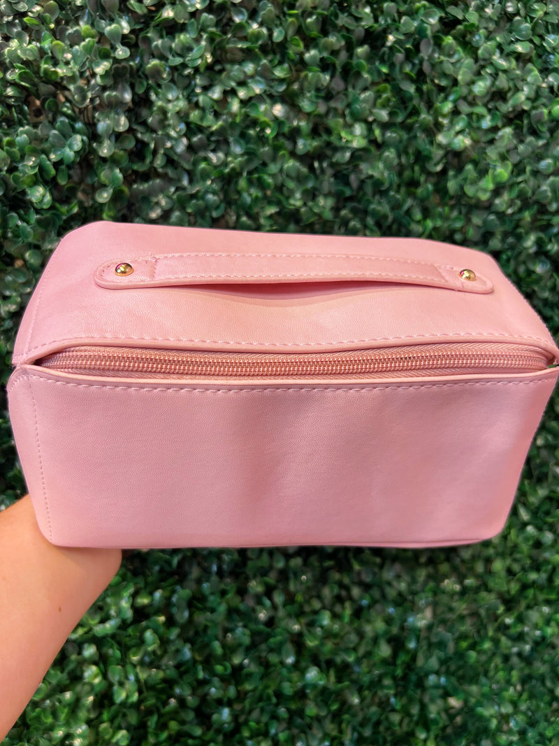 Faux Leather Travel Bag