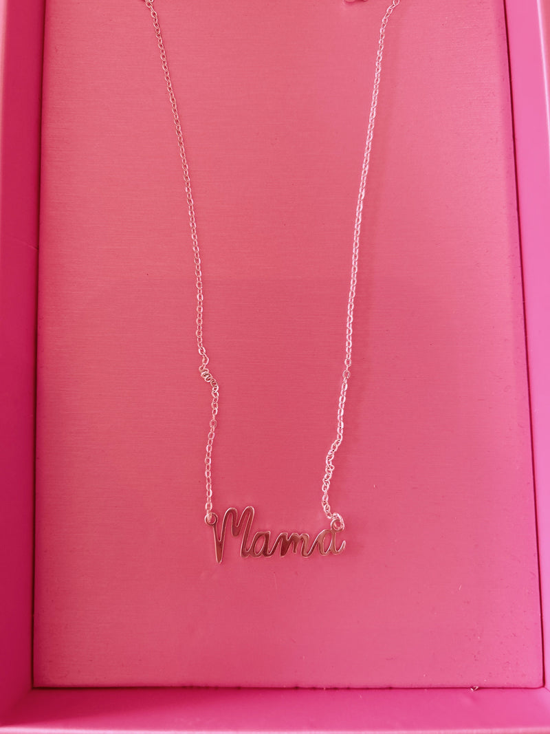 Mama Pendant Necklace