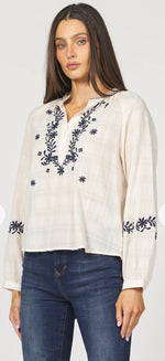 Dear John Ella Whitecap Top