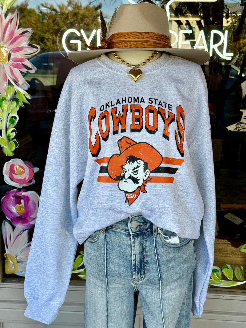 Vintage Game Day Sweatshirts - Oklahoma State Cowboys