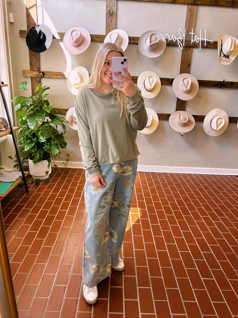 Fremont Tee Vetiver Green