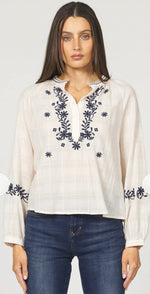 Dear John Ella Whitecap Top