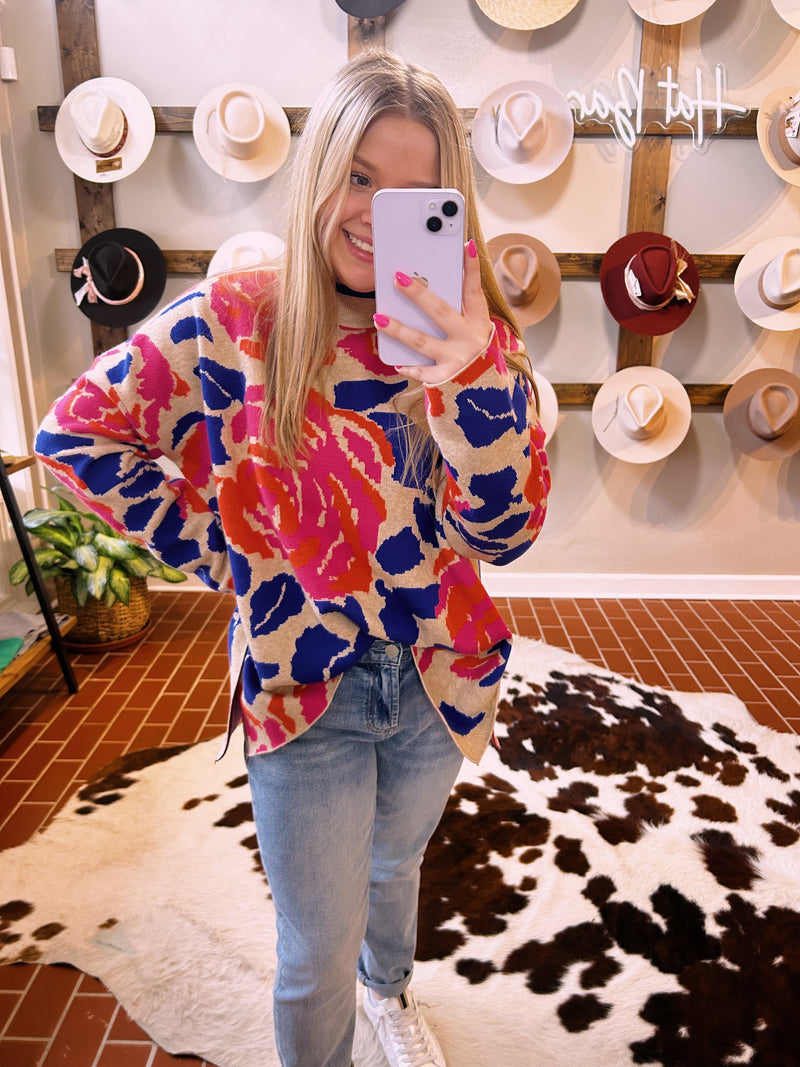 Sandra Floral Sweater