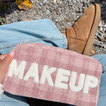 Mauve Makeup Bag