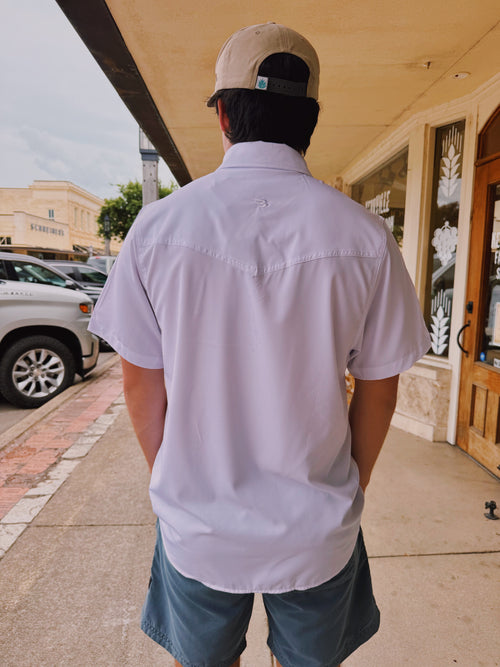 Burlebo Performance Western Shirt White