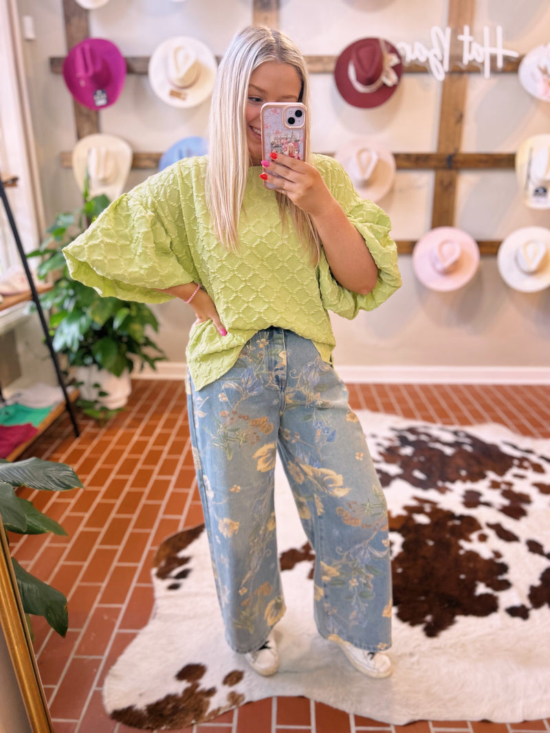 Floral Love Jeans