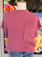 Casual Knit Sweater Top