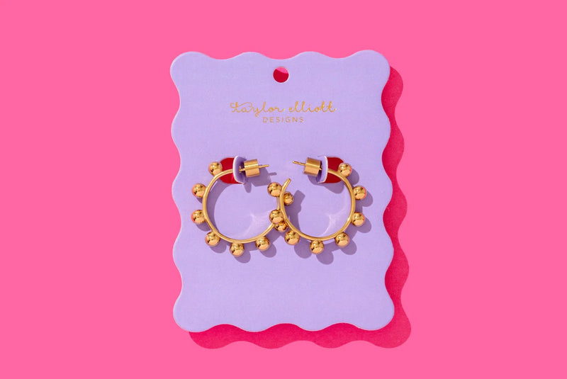 Dottie Gold Hoop Earrings