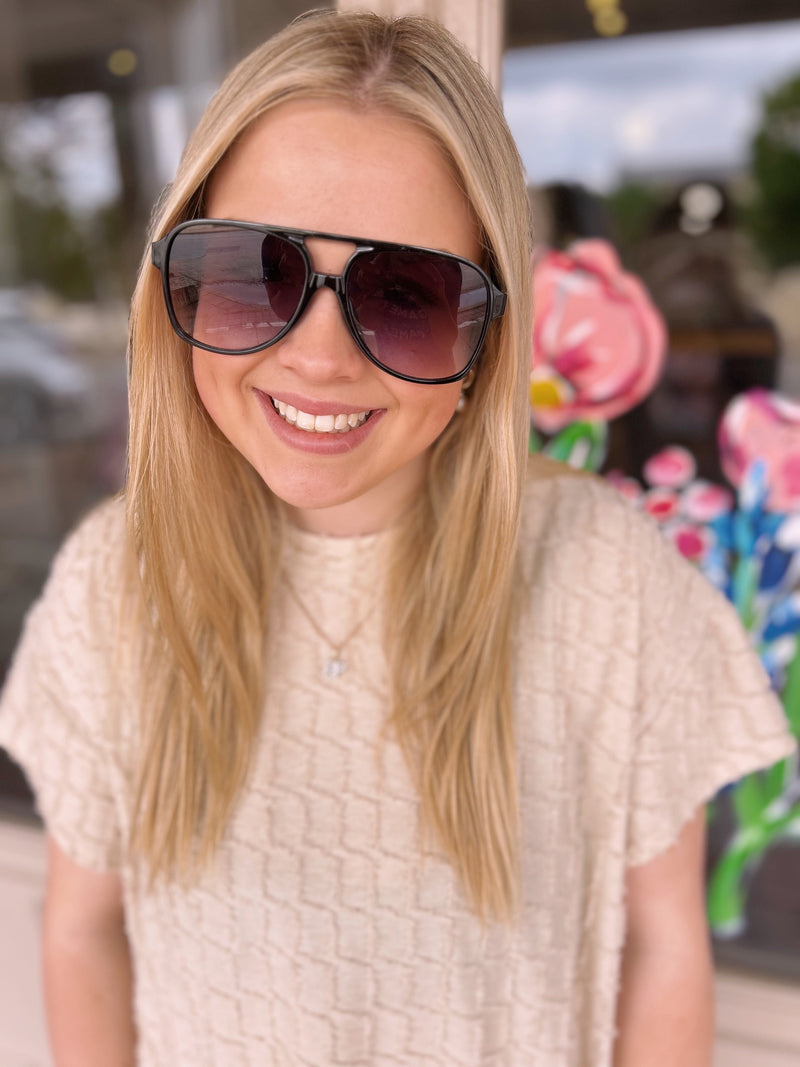 Oversized Frame Sunglasses