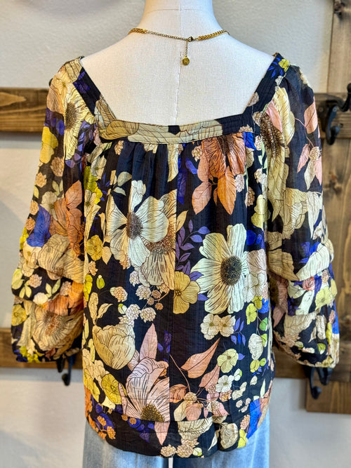 Peony Floral Top