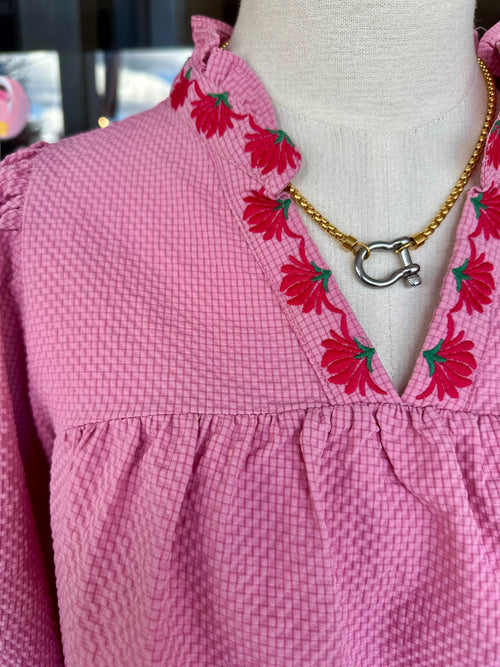 Emily Embroidered Top