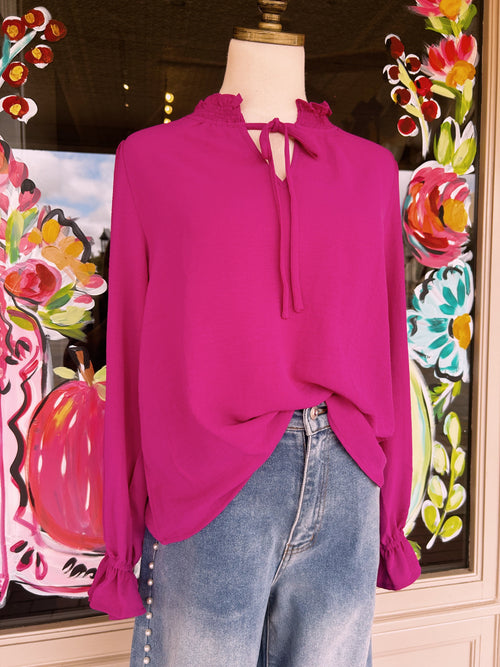 Love Magenta Top