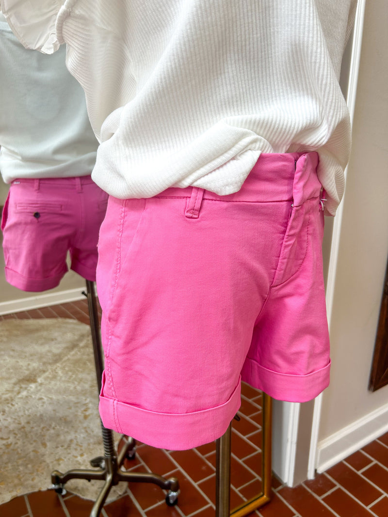 Dear Join Carnation Pink Hampton Shorts