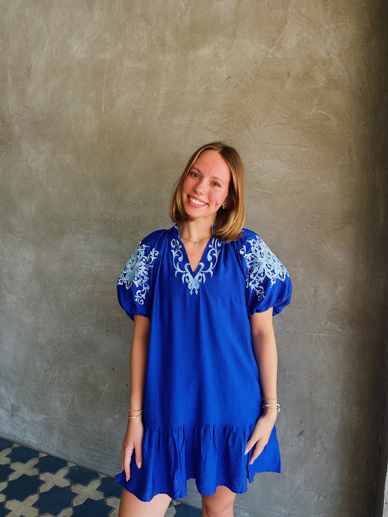 Kerrville Embroidered Dress
