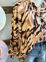 Jerika Animal Print Top