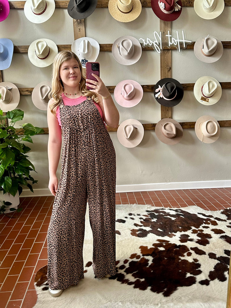 Leopard Love Overalls