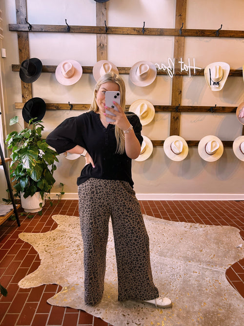 Jane Leopard Pants