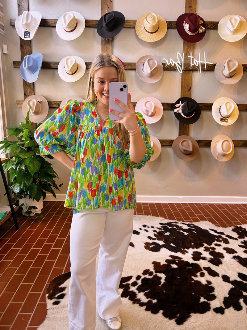 Everything Spring Top
