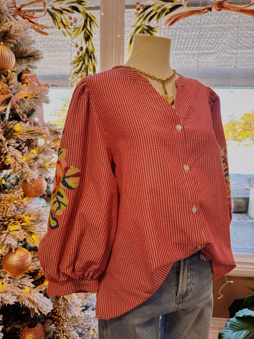 Jenny Embroidered Top