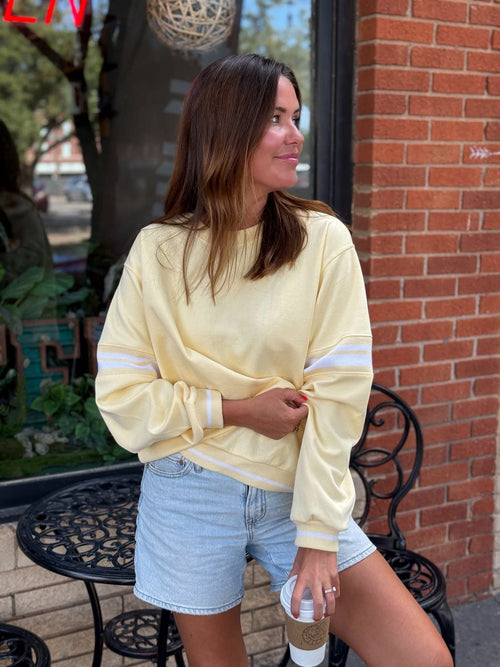 Sunny Stripe Sweatshirt