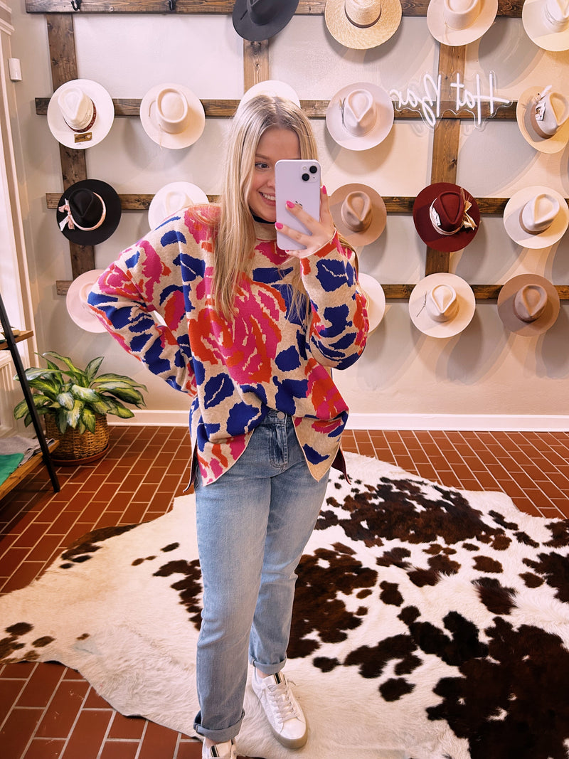 Sandra Floral Sweater