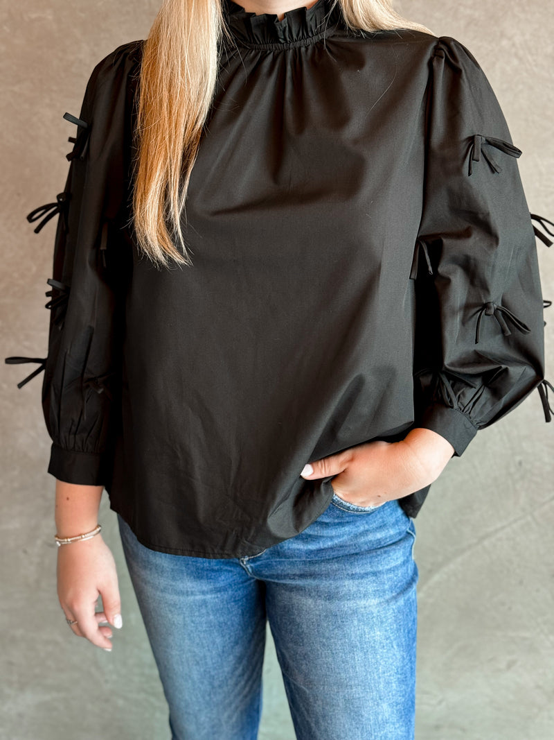 Britt Bow Top Black