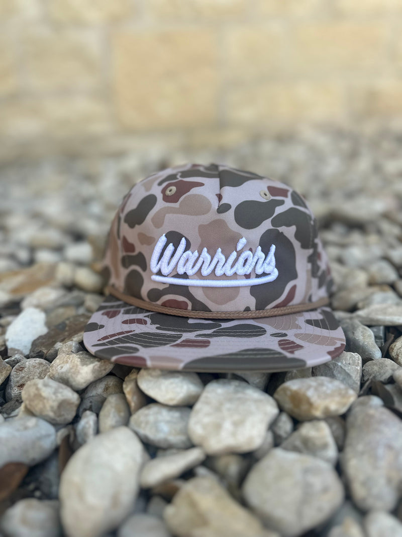 Camo Puff Warriors Hat