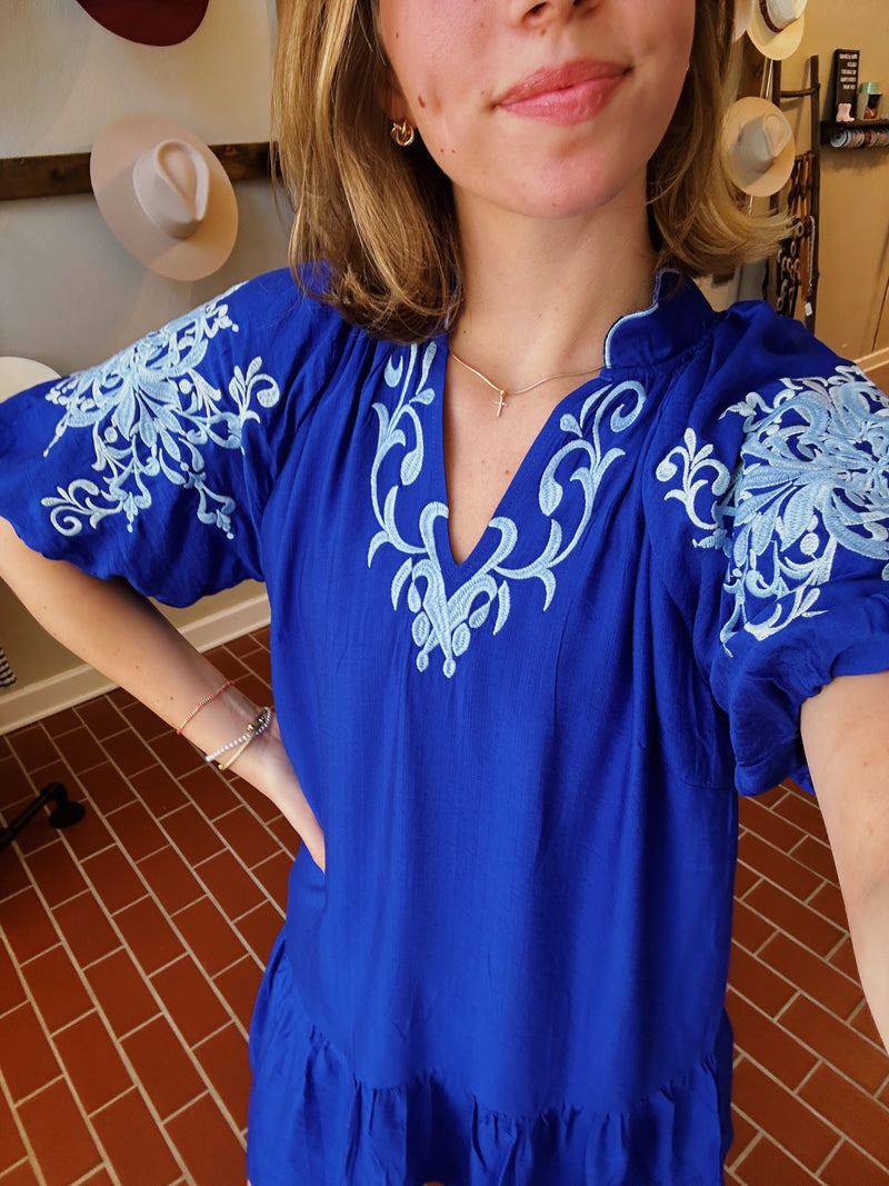 Kerrville Embroidered Dress