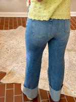 Jolie Wide Cuffed Jeans