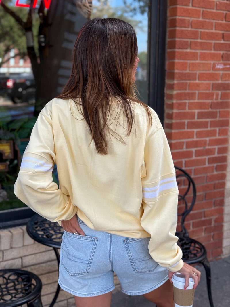 Sunny Stripe Sweatshirt