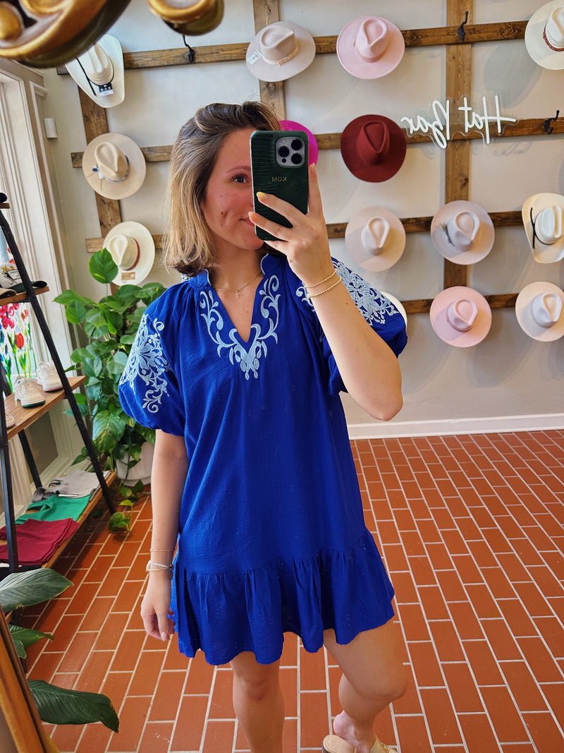 Kerrville Embroidered Dress