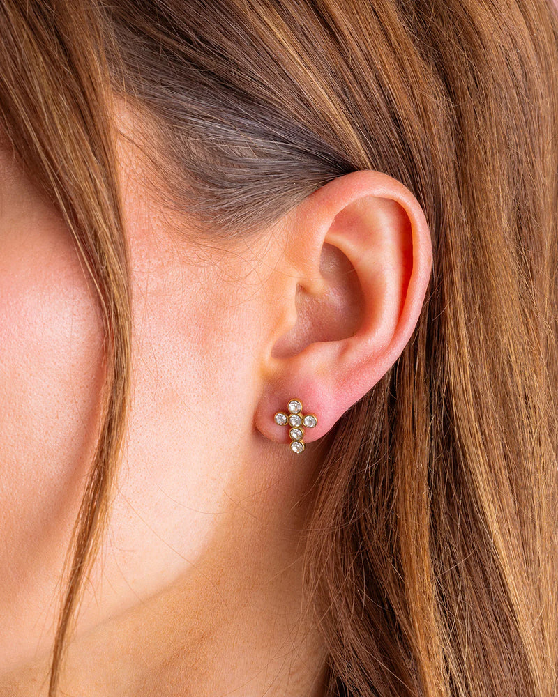 Faith Crystal Stud Earrings