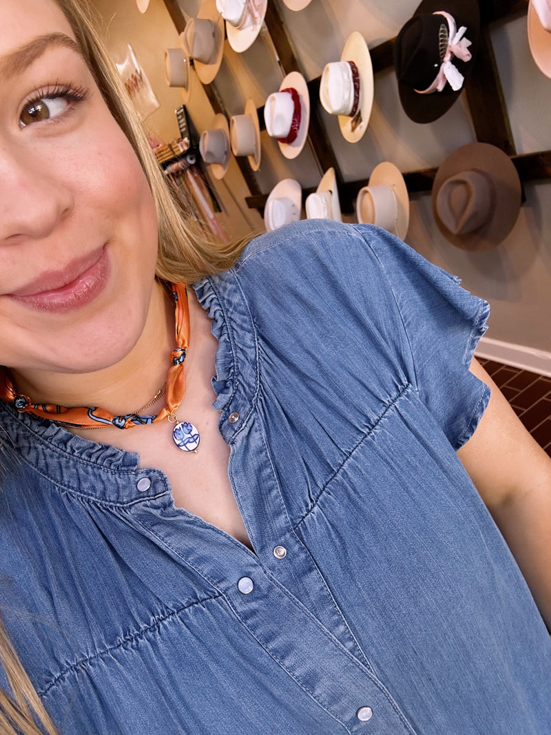 Scarf Charm Necklaces